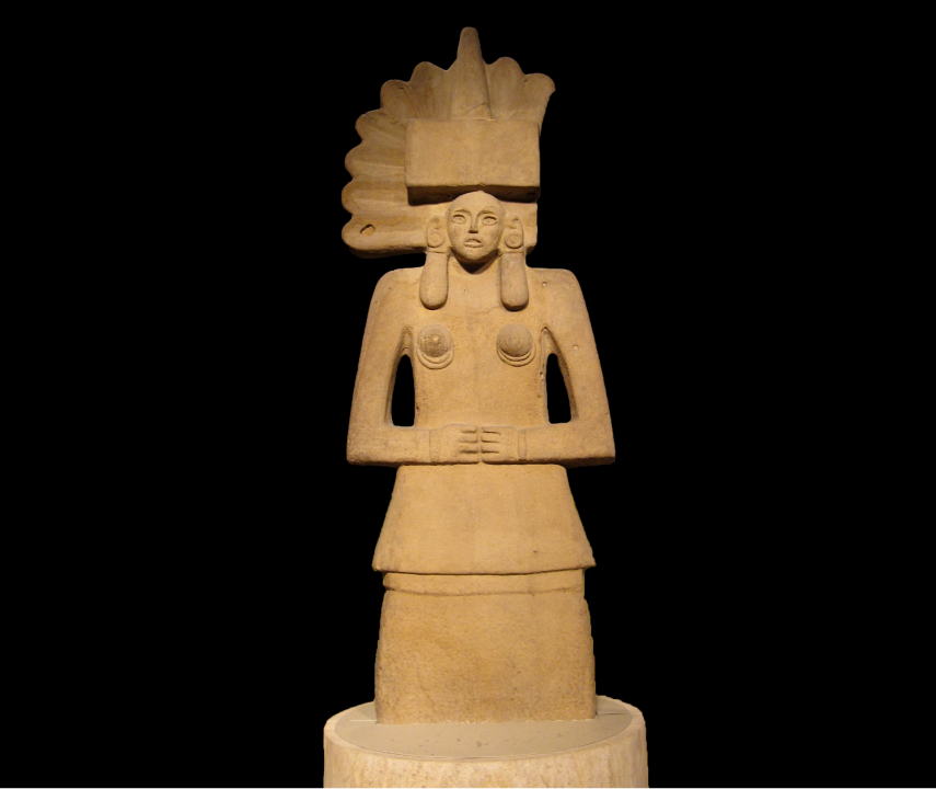 Photo: Huaxtec female deity, Tlazolteotl. Ethno. Q 89 Am 3.1. British Museum. by Ophelia Summers. Tlazolteotl is the Aztec goddess of filth and purification.